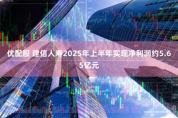 优配股 建信人寿2025年上半年实现净利润约5.65亿元
