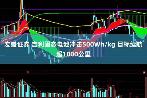 宏盛证券 吉利固态电池冲击500Wh/kg 目标续航超1000公里
